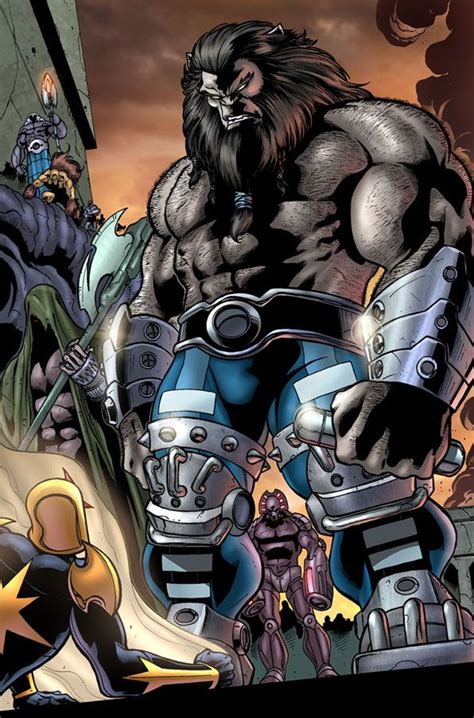 An Image Of A Comic Book Cover With The Character Gorilla Man On Its Back