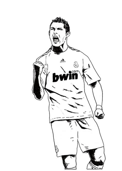 Top Famous Soccer Player Coloring Pages Coloring Pages