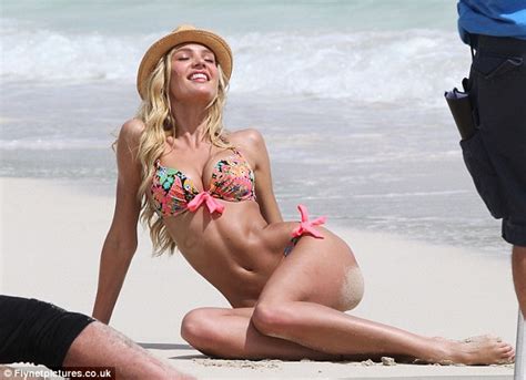 Soaking Up The Sun Maryna Linchuk Shows Off Her Toned Figure As She Poses For The Victoria S