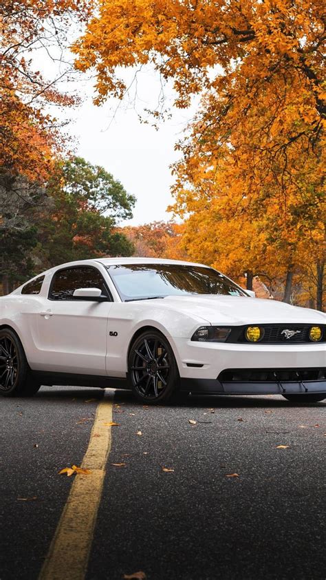 White Ford Mustang Sports Car 720x1280 Hd Phone Wallpaper Pxfuel