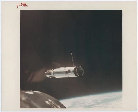 Gemini Viii The First Docking In Space Performed By Neil Armstrong
