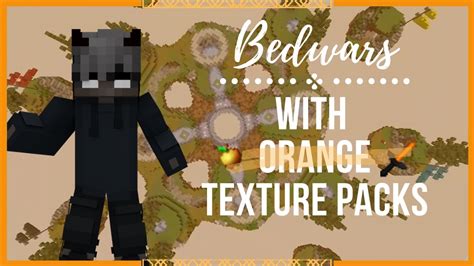 Bedwars With Different Orange Texture Packs Solo Bedwars