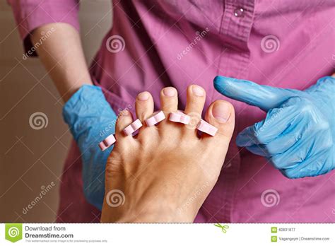 Chiropody Spa Salon Rubbing Alcohol Nails Stock Image Image Of