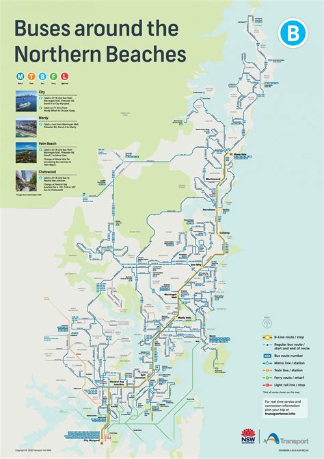 Sydney Bus Map Sydney Bus Route Map Australia