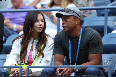 Tiger Woods Girlfriend Erica Herman Glows In Neon At Us Open 2022