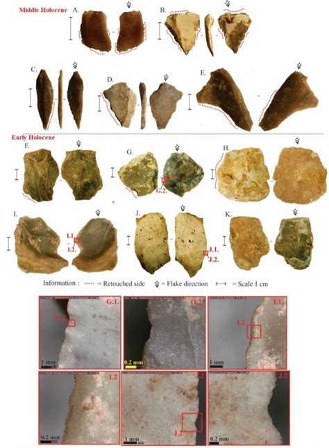 Flake Tools From The Early To Middle Holocene Periods At The Leang