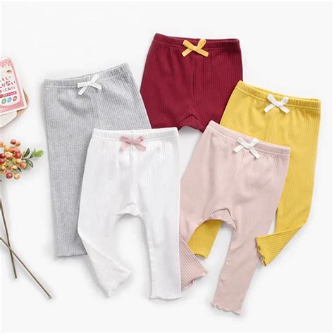 Spring Newborn Baby Girls Pants Casual Leggings Fashion Kids Pp Pants