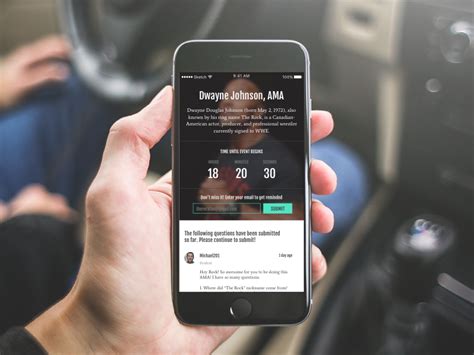 You can choose anything you want to see anytime. Reddit AMA iOS App Concept - Car Shot by Leury Hidalgo on ...