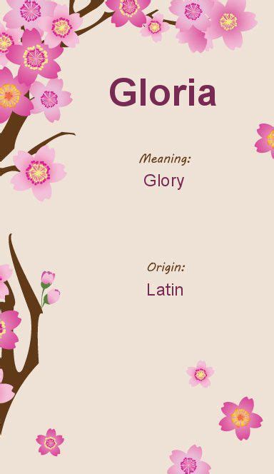 Gloria Name Meaning Meaning Of Your Name Names With Meaning Grace Shirts