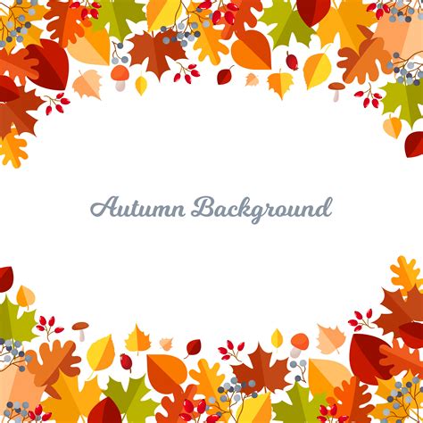 Autumn Background With Leaves Download Free Vectors