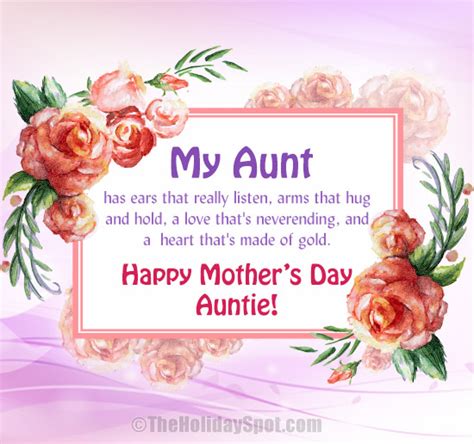 Auntie Happy Mothers Day Aunt Quotes Valentine Day Messages To Aunt Sweet Valentine Wishes