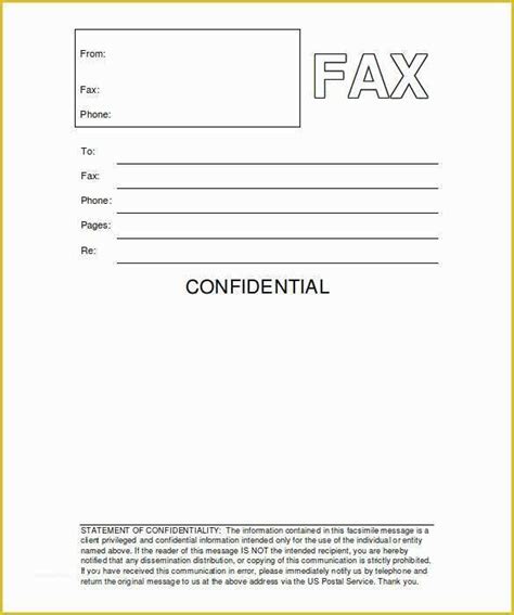 Free Printable Fax Cover Letter Template Of 12 Free Fax Cover Sheet