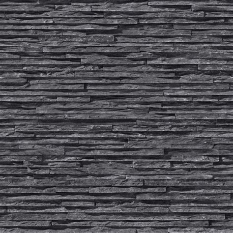 I Love Wallpaper Fine Slate Wallpaper Charcoal Black