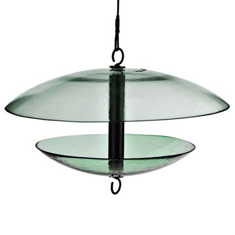 Well you're in luck, because here they come. Duncraft.com: Glass Feeder with Baffle Weather Dome