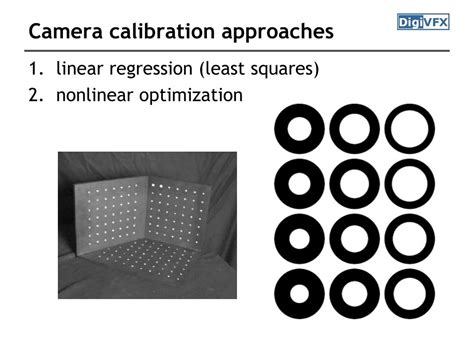 PPT Camera Calibration PowerPoint Presentation Free Download ID