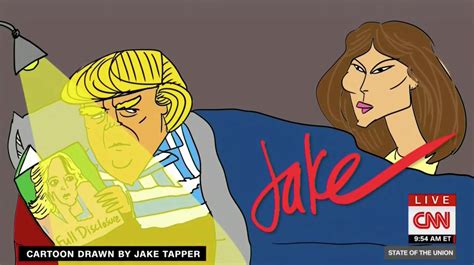 Watch Tappers Cartoon Of Melania Catching Trump Reading Stormys Book