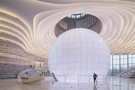 The Most Futuristic Looking Library Just Opened In Tianjin China