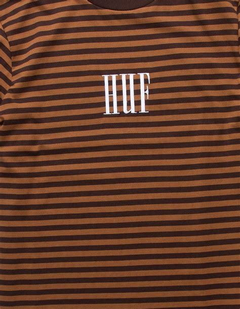 Dune Mens Knit Tee Brown Mens Huf T Shirts Masterjamb