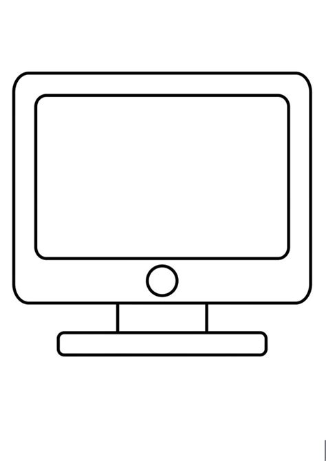 Coloring Pages Computer Coloring Pages For Kindergarten