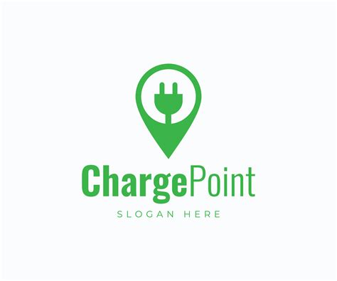 Création De Logo De Station De Charge Logo De Point De Charge Modèle
