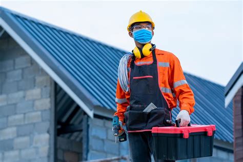 Construction Worker Wearing Ppe 1227220 Stock Photo At Vecteezy