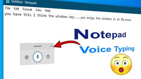 How To Voice Typing In Notepad Windows 10 New Features Voice Typing