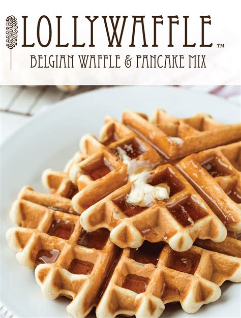 Just Add Water Belgian Waffle And Pancake Mix By Lollywaffle 5 Lbs