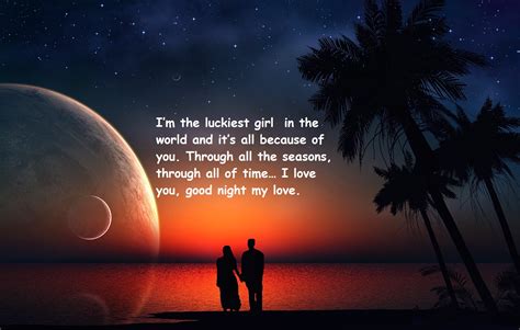 Good Night Romantic Love Messages Text And Sms Wishes Pics