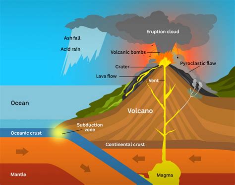 Cómo Se Forma Un Volcán Swiatcytatow Art