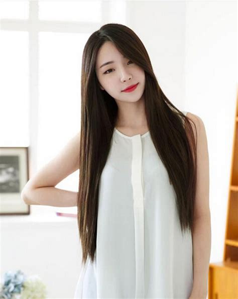 Asian hairstyles did not normally stand out in the past. 1 X Free Shipping 2015 Newest Sweet Korean Style Long ...