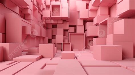 Pink Minimalistic Abstract Background A 3d Rendered Masterpiece