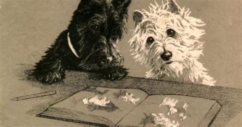 Dopey And Gallant Entire Series Westie And Scottie Dog Print S Antics
