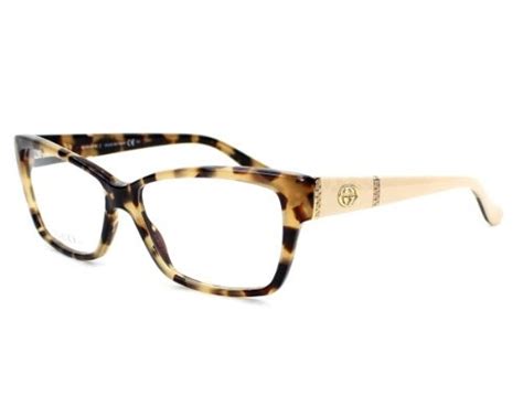 Gucci Eyeglasses Frame Gg 3559 L7b Acetate Rhinestones Havana Review And Best Price