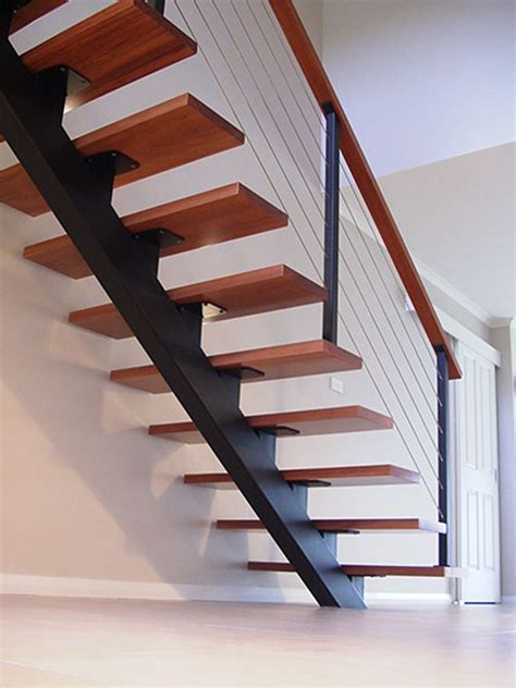Custom Staircases Timber • Steel Spine Stairs • Sydney Modern
