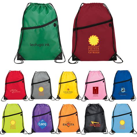 Customizable Reinforced Drawstring Backpacks Bds123