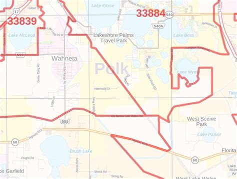 Lakeland Florida Zip Code Map United States Map