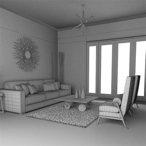 High Def Classic Living Room 10 Model 3d Model Cgtrader