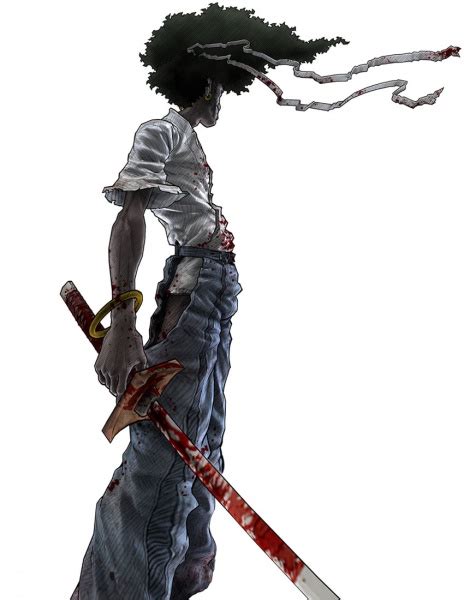 Set in a schizo tech version of something that may or may not be feudal japan, the story revolves around … Afro Samurai Concept Art