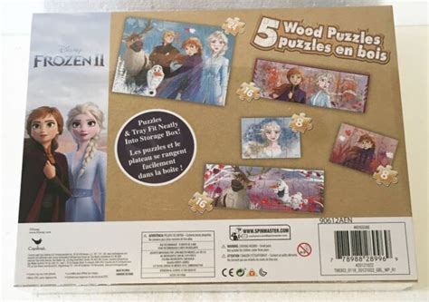 Disney Frozen Ii 5 Wood Puzzles Cardinal For Sale Online Ebay