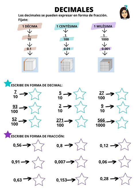 Numeros Decimales En Fracciones Ejemplos Halos