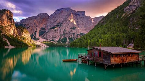 883196 Dolomites Italy Lake Forests Reflection Rare Gallery Hd