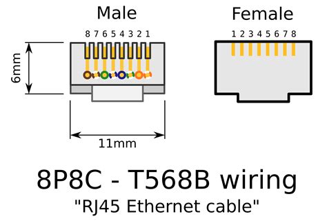 Rj45 Cable Wiring Rj11 To Rj45 Wiring Diagram Wiring Diagram A