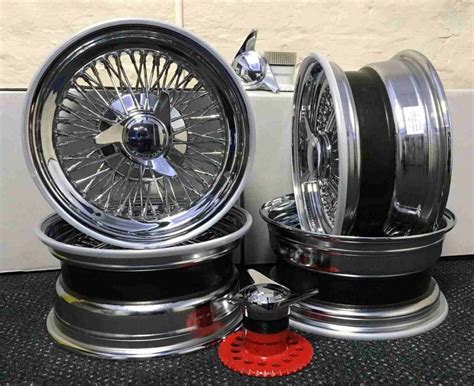 Centre Laced Knock Off Wire Wheels Set Of 4 Grassbank Conversions