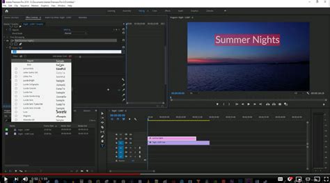 Adding text is relatively simple to do. Adobe Premiere: How to add text to your video and change ...