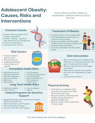 Adolescent Obesity Causes Risks And Interventions By University Of