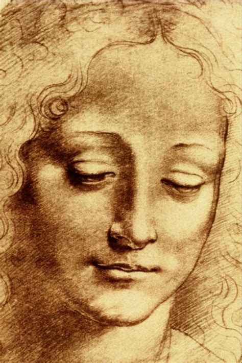 Leonardo Da Vinci Teste Di Giovinetta Renaissance Art Da Vinci
