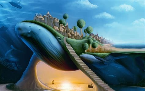 Free Download Surreal Whale Amazing Fantasy Wallpapers Surreal Whale