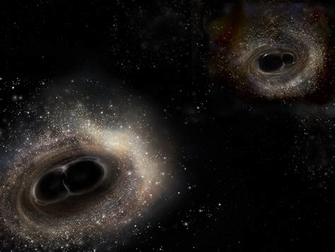 New Simulations Show How Black Holes Grow Through Mergers And