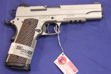 Sig Sauer 1911 Nickel 45 Acp New For Sale At