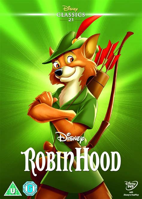 Robin Hood Dvd Uk Wolfgang Reitherman Tom Acosta